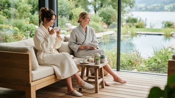 Les meilleurs peignoirs nid d'abeille femme pour allier confort et style