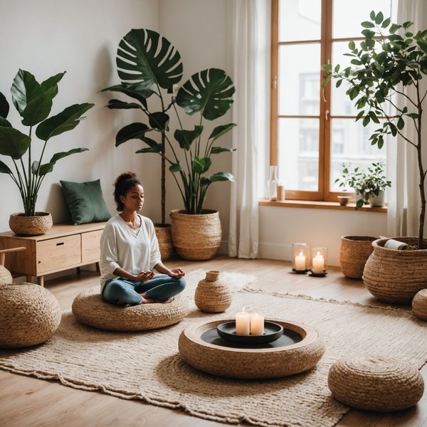 Comment créer un espace de méditation apaisant à la maison avec des éléments naturels?