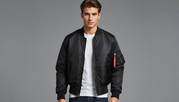 Découvrez le style intemporel du bomber ma1 noir pour homme